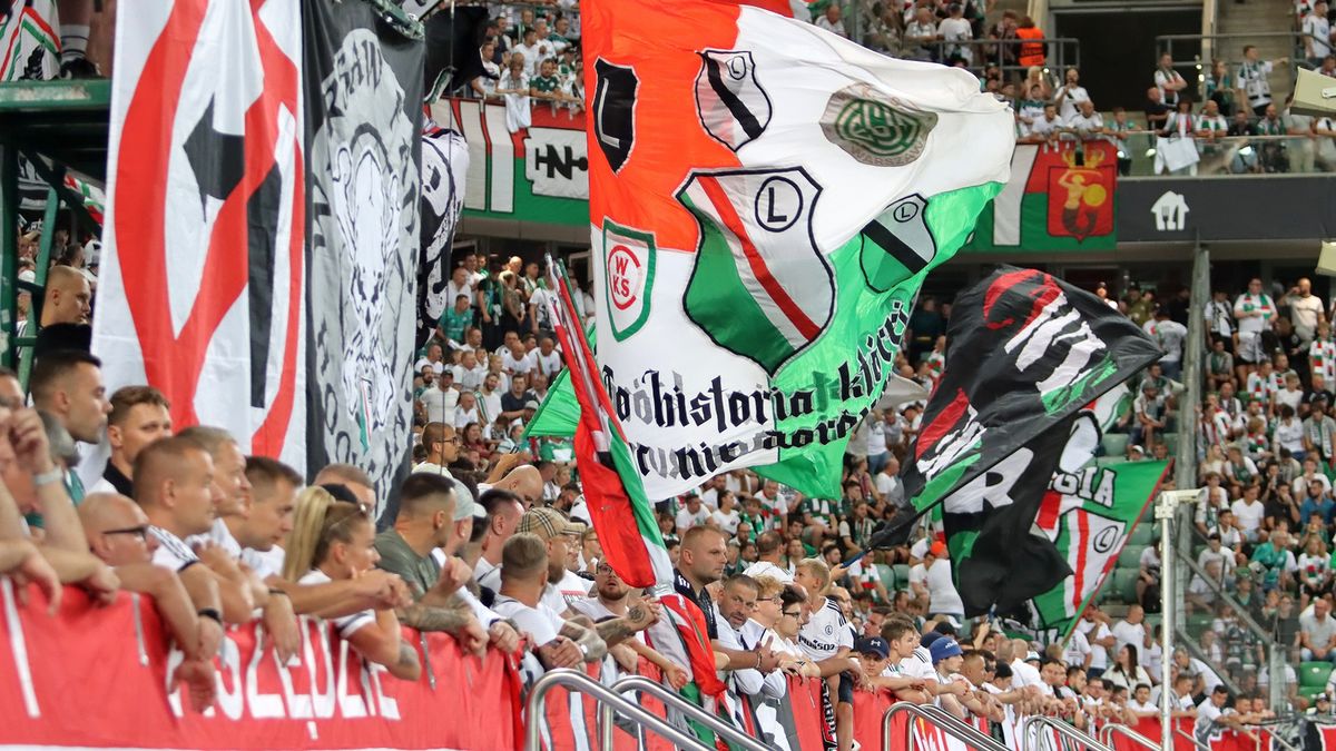 WP SportoweFakty / Mateusz Czarnecki / Fani Legii podczas meczu z Aston Villą w Warszawie