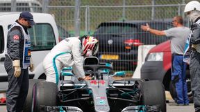 Mercedes potwierdził awarię Lewisa Hamiltona. "Stało się to przed pierwszym zakrętem"