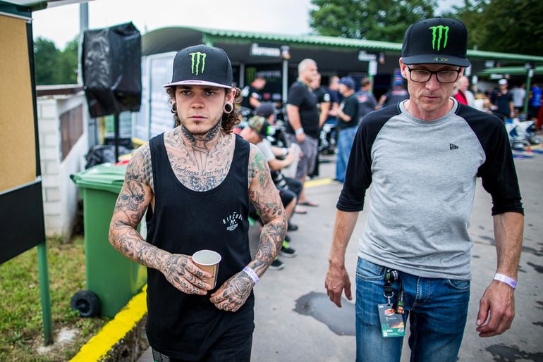 Peter Karlsson (z prawej) i Tai Woffinden.