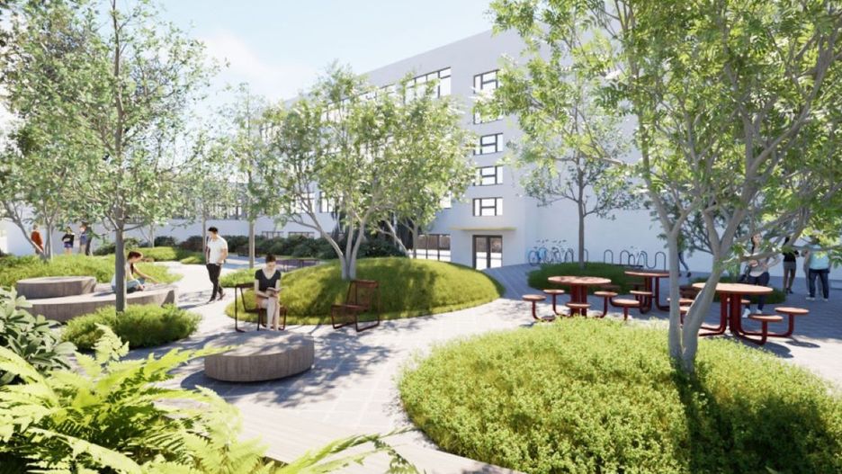 Zielony zakątek - wizualizacja