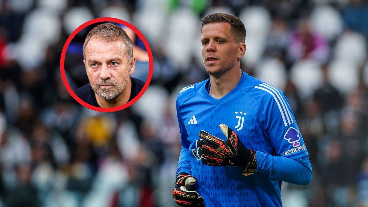 Getty Images / Carabelli/SOPA Images/LightRocket via Getty Images/ Eric Alonso / Na dużym zdjęciu Wojciech Szczęsny, na małym Hansi Flic