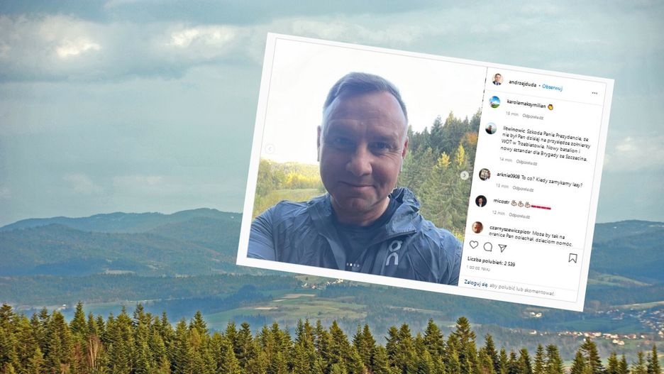 Andrzej Duda w górach