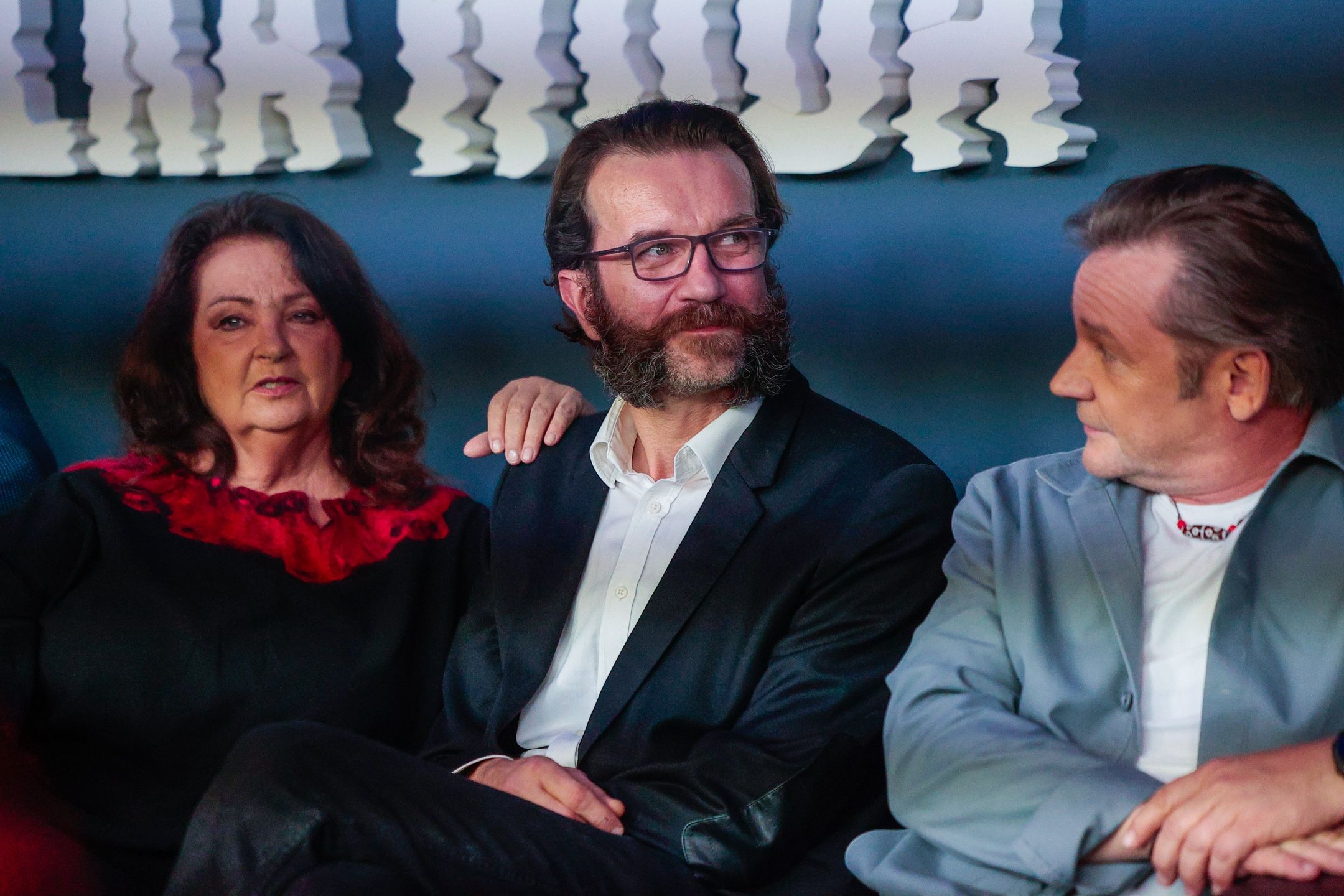 Tomasz Kot promuje serial "Wielka woda" z 15-letnią córką