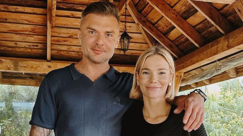 Maja Bohosiewicz z ukochanym.