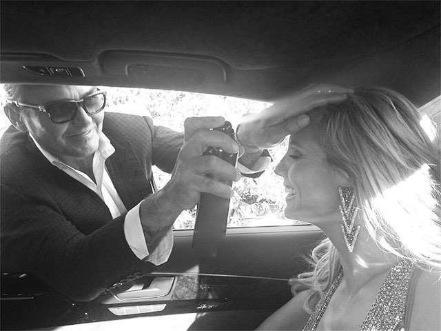 Oribe Canales i Heidi Klum