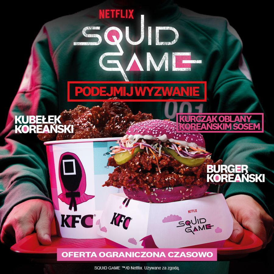 Zestaw Squid Game w KFC
