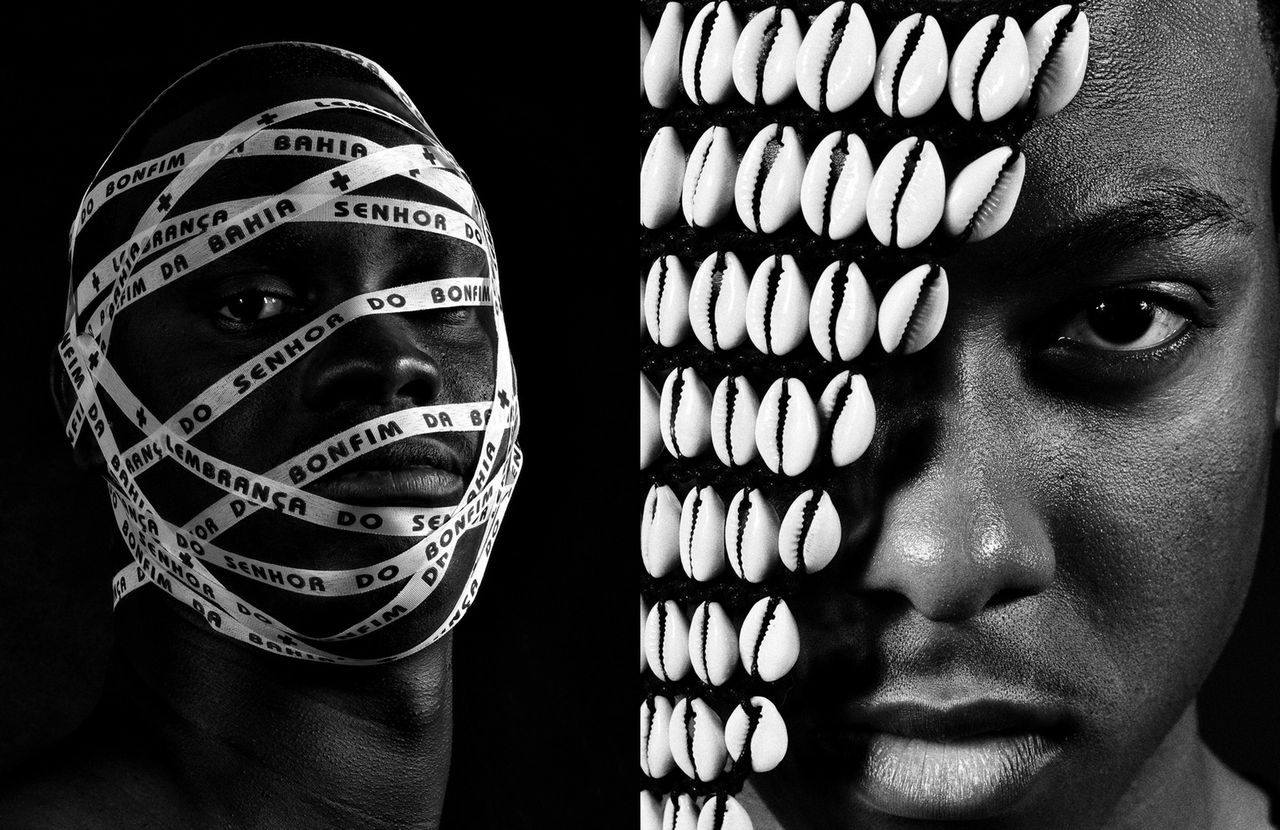 Czarne twarze Afryki na portretach z bliska