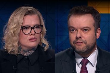 Karolina Opolska i Rafał Bochenek, fot. TVP Info