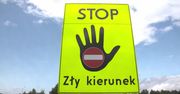 Na autostradach pojawią się znaki ostrzegające przed jazdą pod prąd