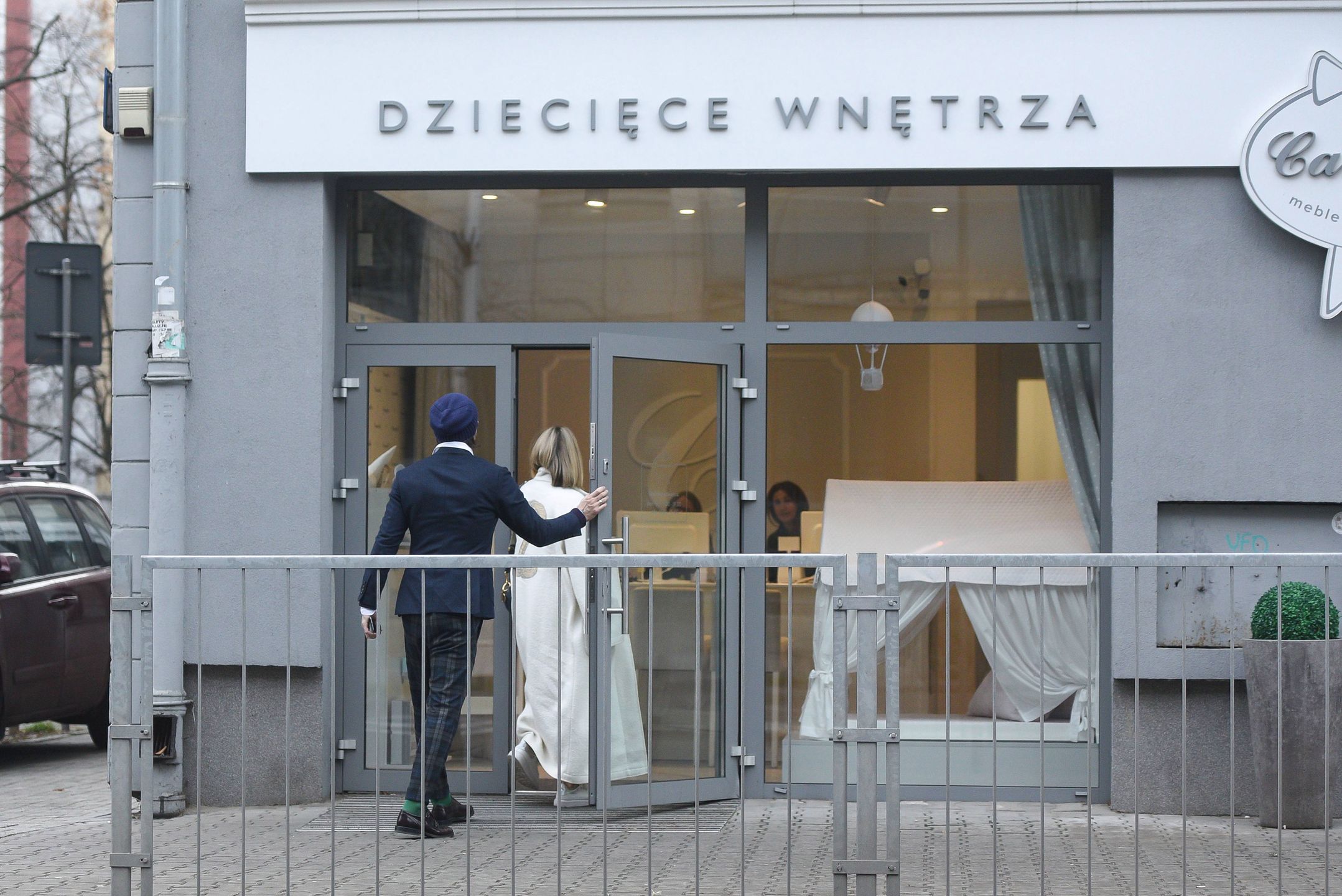 Radosław Majdan i Małgorzata Rozenek na zakupach
