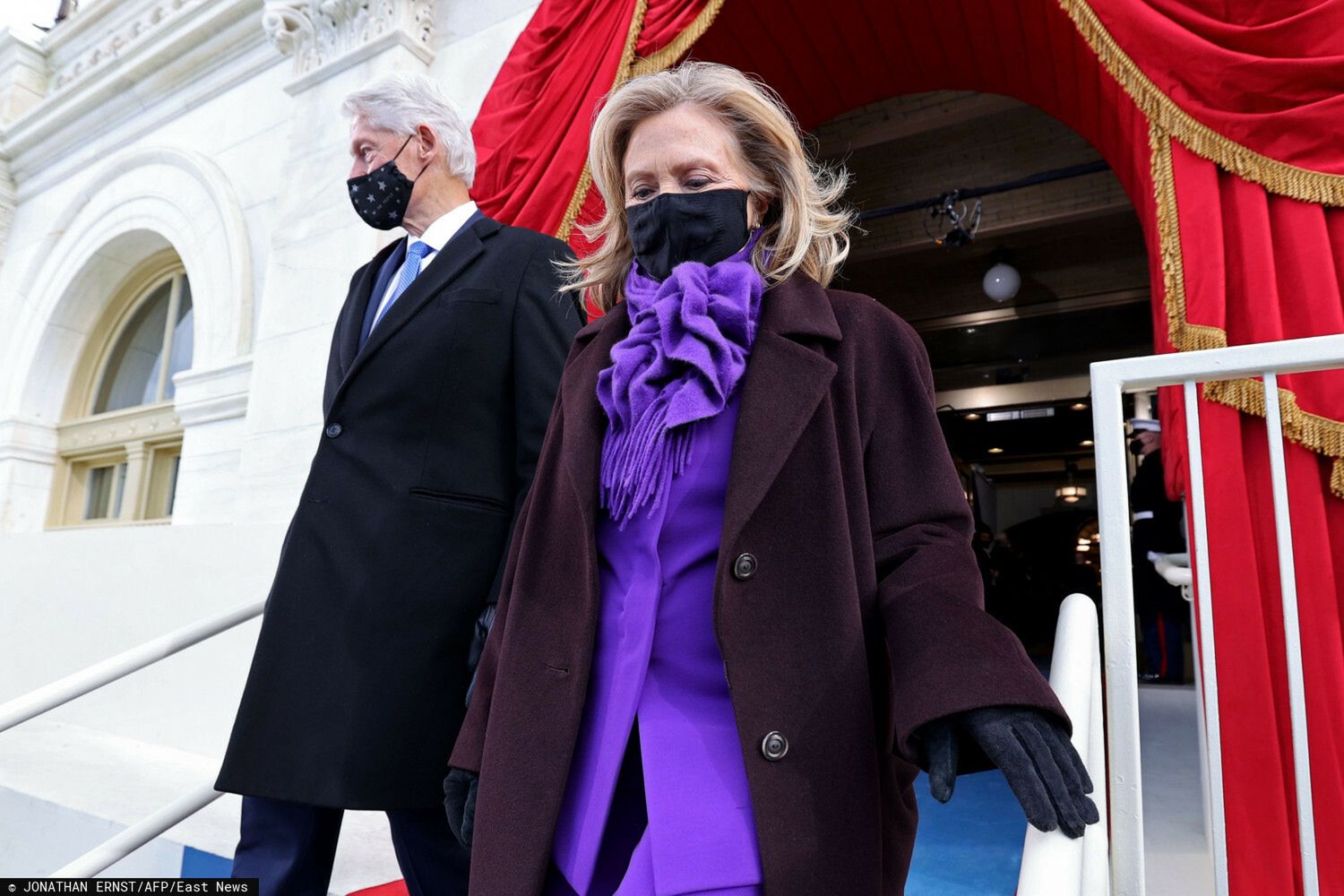 Bill Clinton i Hillary Clinton – zaprzysiężenie Joe Bidena