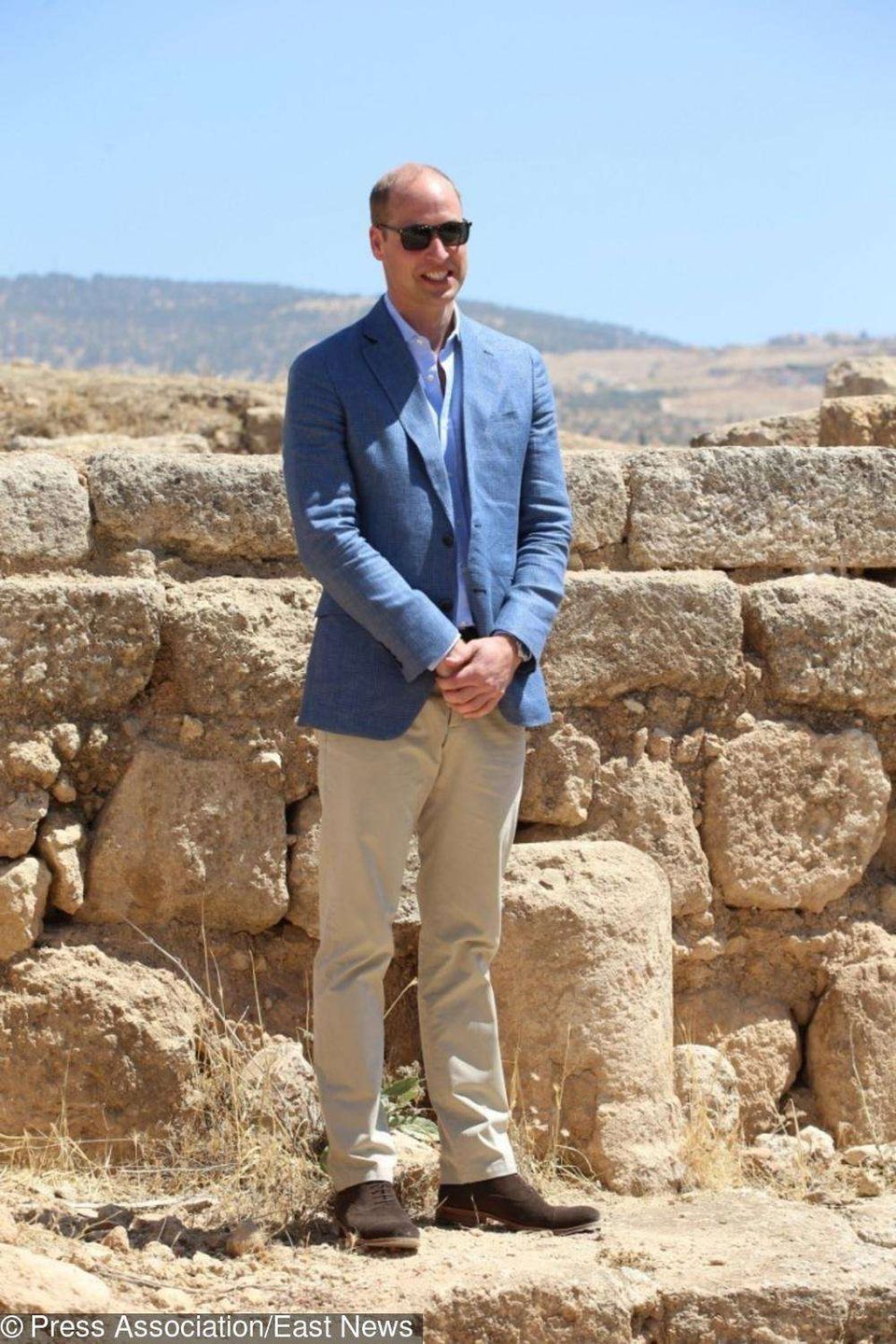 Książę William w Jordanii