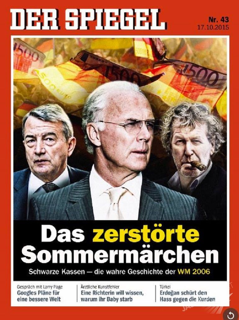 Der Spiegel o aferze w sprawie Mundialu 2006: Niemcy kupili Mundial?