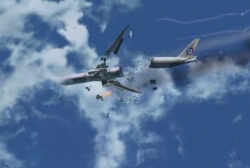 Katastrofa lotu 815 w czasie rzeczywistym