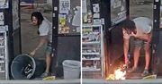 Koszmar na stacji benzynowej. Chciał spalić kasjera żywcem
