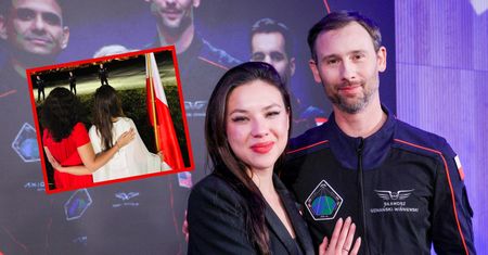 Towarzyszyła mężowi tuż przed startem. Wytłumaczyła wybór stroju