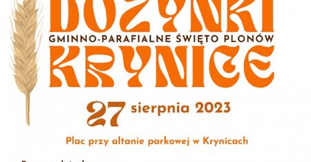 Dożynki w Krynicach 2023. Wystąpią: MOTIF, LIMIT