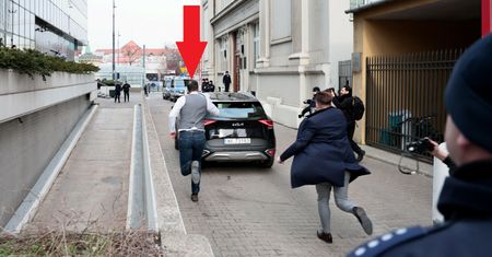 Rachoń biegł za autem z Ziobrą. Jest decyzja sądu