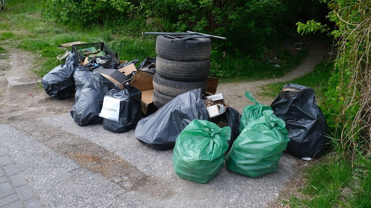 Wolontariusze z grupy Czysty Lublin posprzątali ul. Fortunną