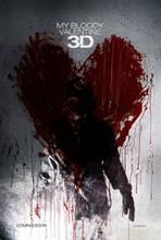 plakat do filmu "Krwawe Walentynki 3D"