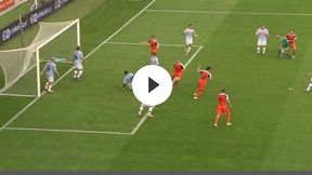 Zagłębie - SonderjyskE 1:2: gol Łukasza Janoszki