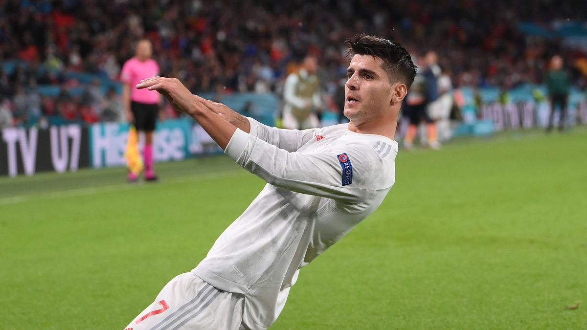 PAP/EPA / Laurence Griffiths / Na zdjęciu: Alvaro Morata