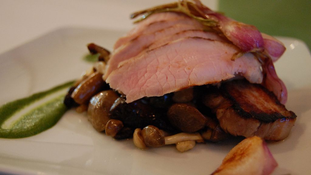 Opiekany schab wieprzowy bez kości (samo mięso)