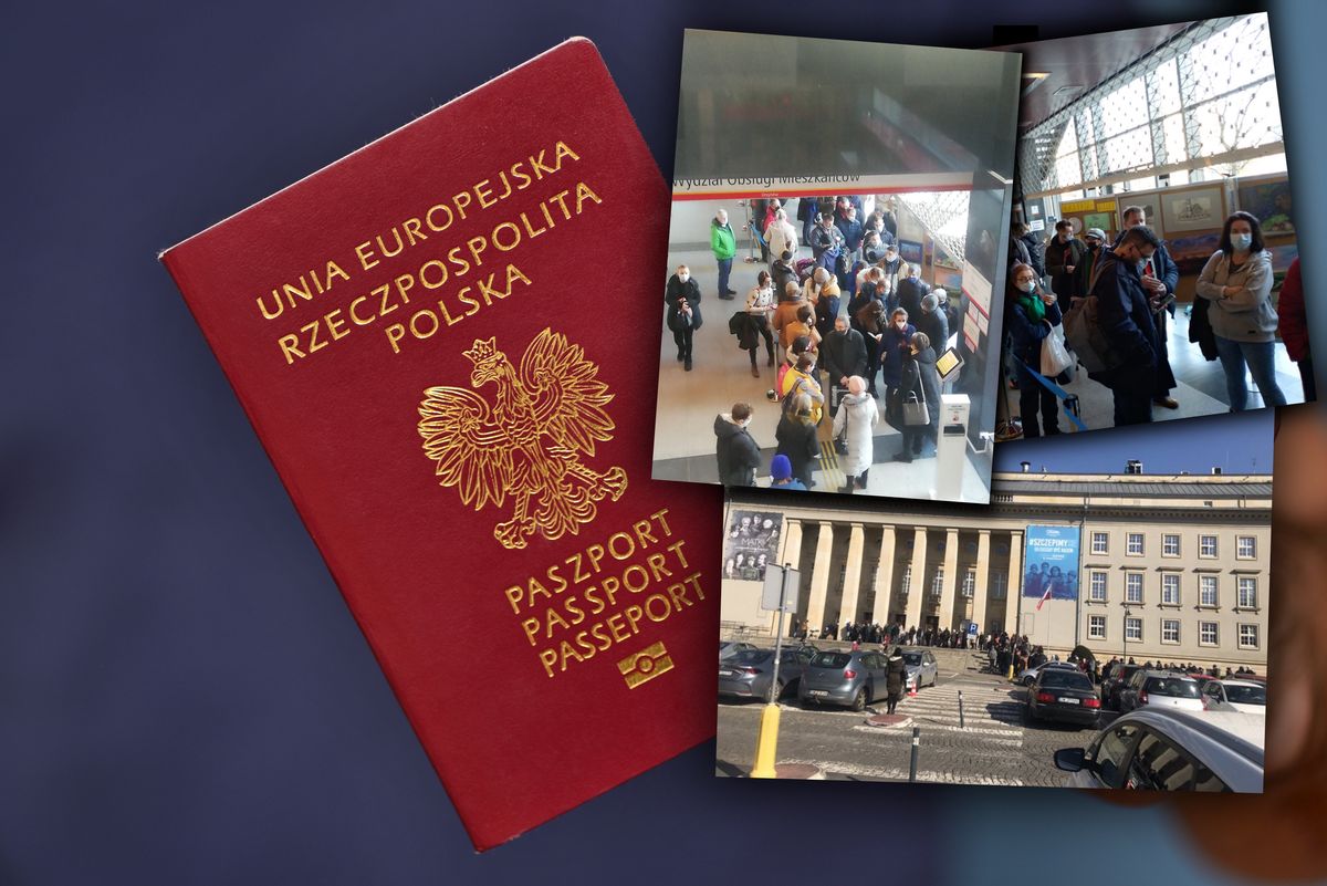 Polacy tłumnie ruszyli po paszporty 