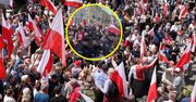 Scena na marszu Nawrockiego. Policja wyniosła mężczyznę