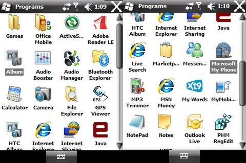 Nowe fotki Windows Mobile 6.5 1