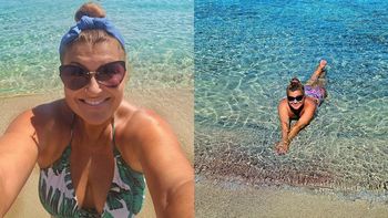Katarzyna Skrzynecka wciąż żyje greckimi wakacjami i pluska się w BIKINI! Diwa? (FOTO)