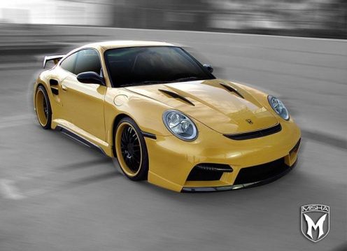 Wściekłe Porsche 911 Turbo od Misha Design