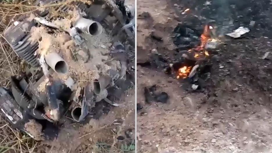 Screen z nagrania zamieszczonego przez Siły Zbrojne Ukrainy