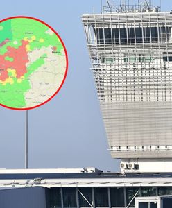 "Czerwono nad Polską". Źródło problemów nie jest znane
