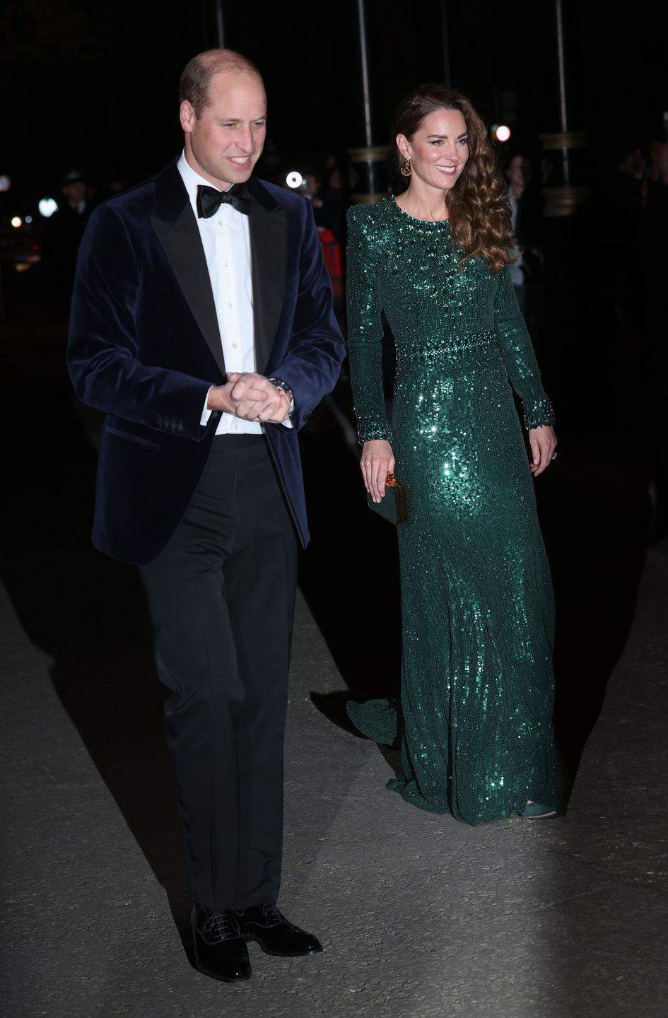 Kate Middleton i książę William na Royal Variety Performance