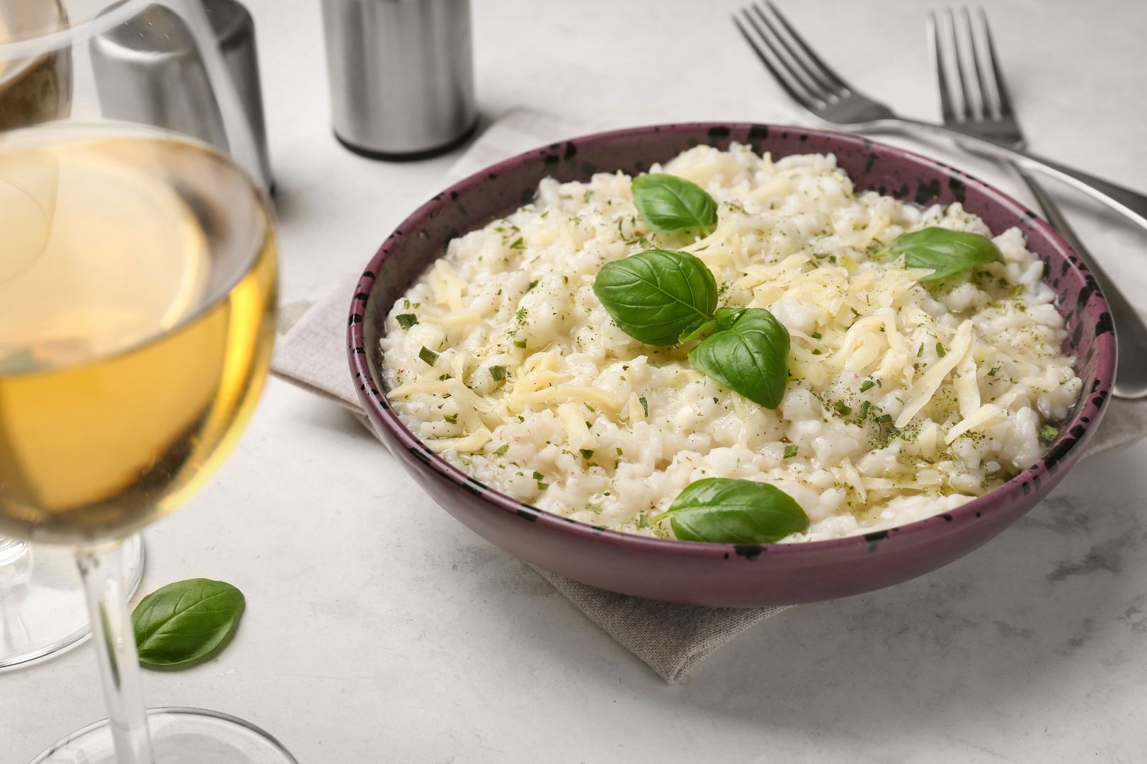 Risotto z winem