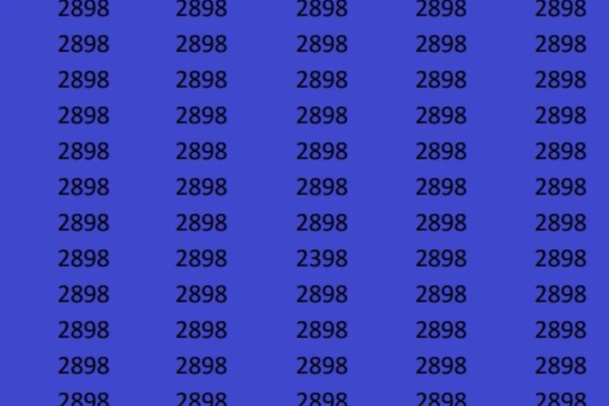 Finding number 2398: Test your perceptiveness in 20 seconds