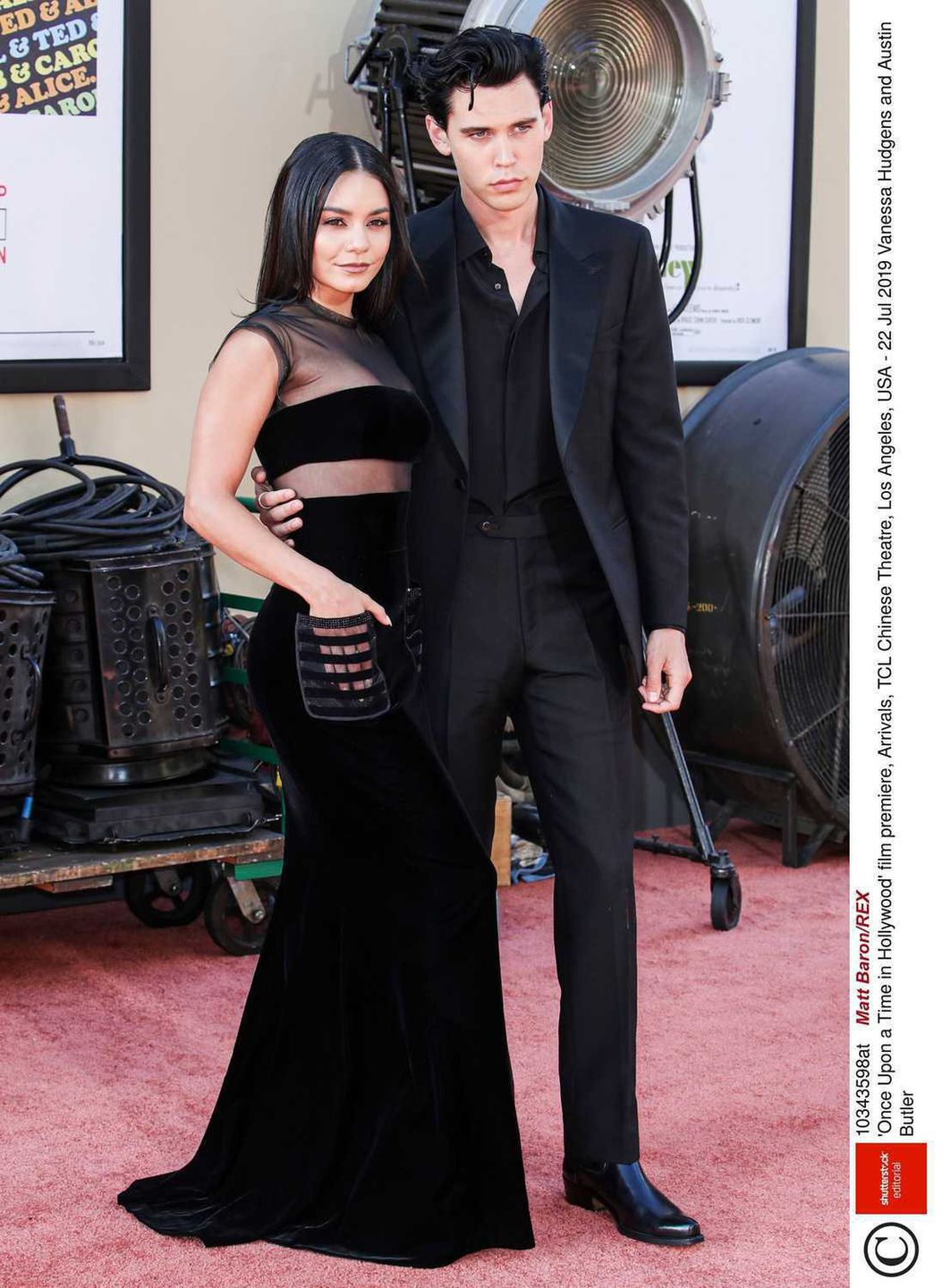 Vanessa Hudgens i Austin Butler  - premiera filmu Once Upon a Time... in Hollywood