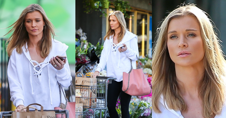 Smutna Joanna Krupa oddaje się zakupom w Hollywood (FOTO)