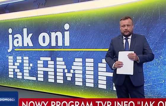 336 tys. widzów ogląda program „Jak oni kłamią” w TVP Info