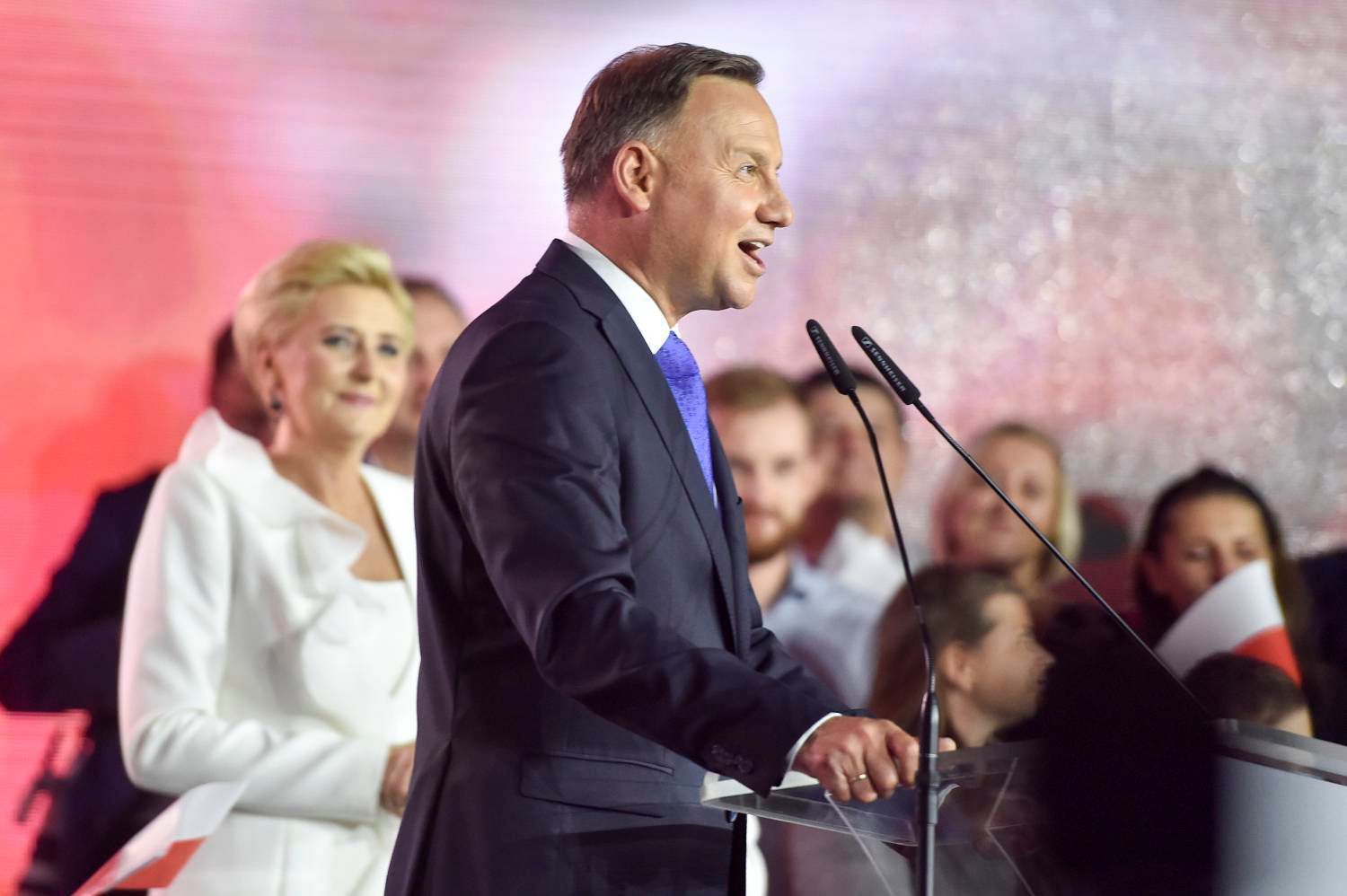 Andrzej Duda, Agata Duda, Kinga Duda - wybory prezydenckie 2020