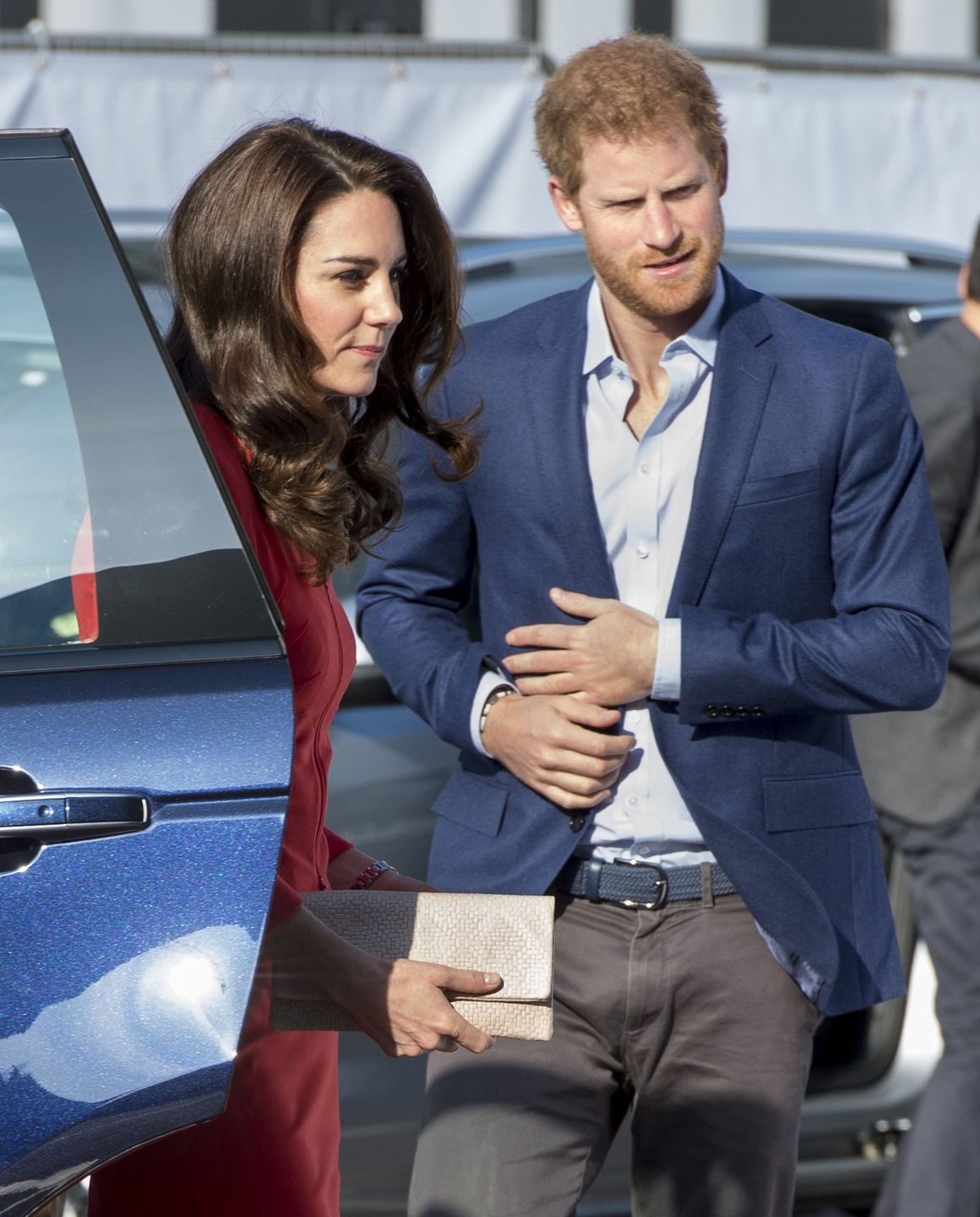 Kate Middleton i książę Harry 