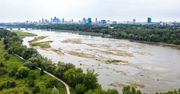 Dramatycznie niski poziom wody w Wiśle. Pogłębia się susza hydrologiczna