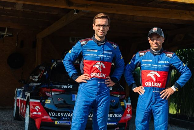 Mikołaj Marczyk i Szymon Gospodarczyk prowadzą obecnie w rajdowych mistrzostwach Europy