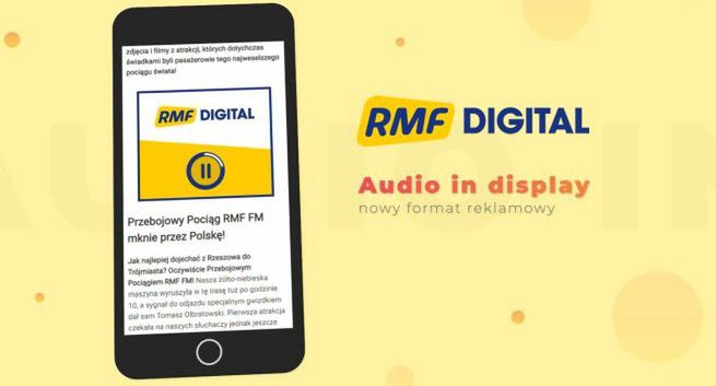 Audio in Display nową propozycją w ramach oferty RMF Digital