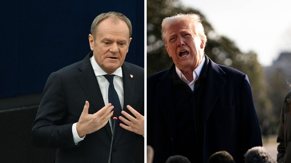 Donald Tusk i Donald Trump