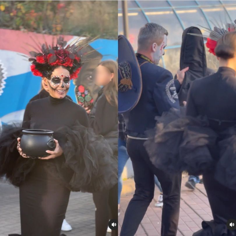 Małgorzata Rozenek i Krzysztof Skórzyński straszą w halloweenowych kostiumach w "Dzień Dobry TVN"