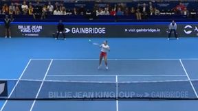 Zrobiła to ze stylem. Tak Katarzyna Kawa wygrała seta [WIDEO]