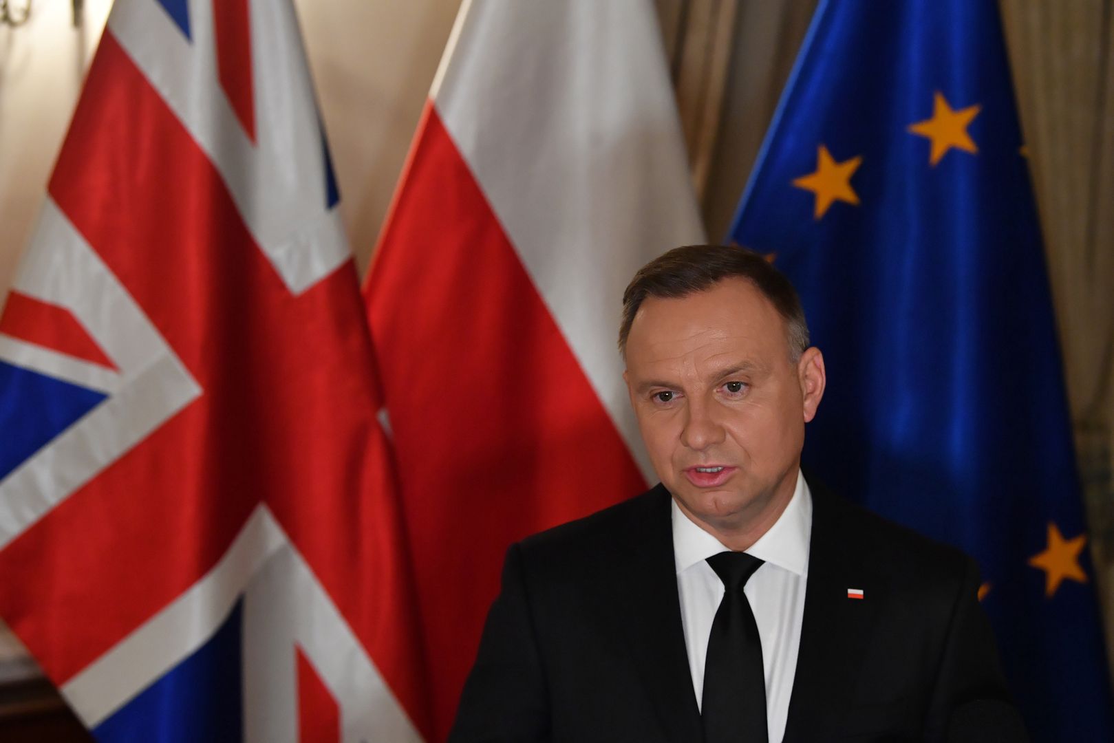 Andrzej Duda zaliczył wpadkę w Londynie? Spekulacjom nie było końca