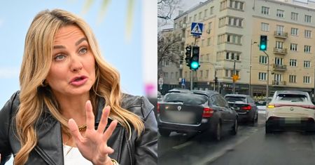 Mamy nagranie z niebezpiecznego rajdu Małgorzaty Sochy. Mogło dojść do poważnej kolizji! (WIDEO)